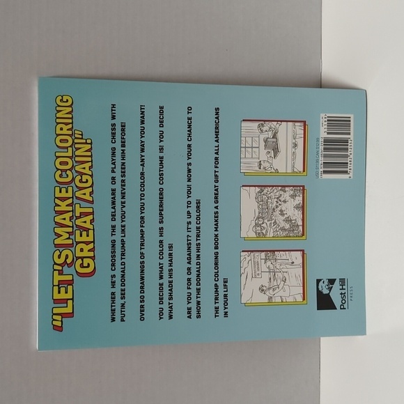 M.G. Anthony The Trump Coloring Book - New - Picture 2 of 3